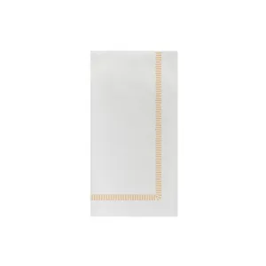 Papersoft Napkins Fringe Yellow Guest Towels (Pack of 20)