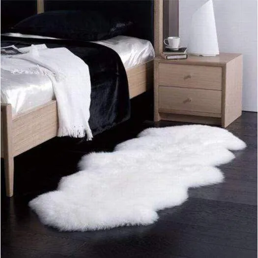 Premium Australian Lambskin Sheepskin Soft Long Wool Rugs