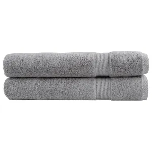 Premium Sauna Towels SOLUND 2pcs Grey 80x200cm 600gsm