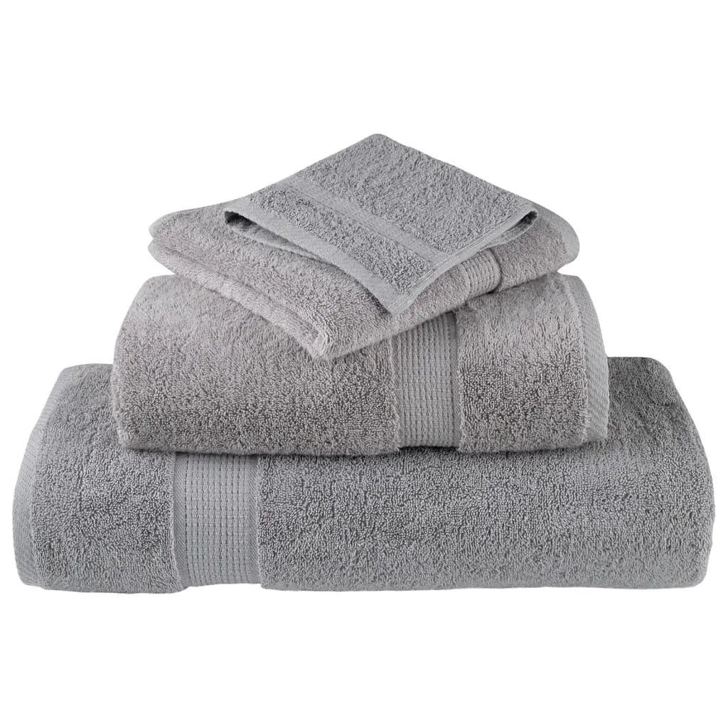 Premium Sauna Towels SOLUND 2pcs Grey 80x200cm 600gsm