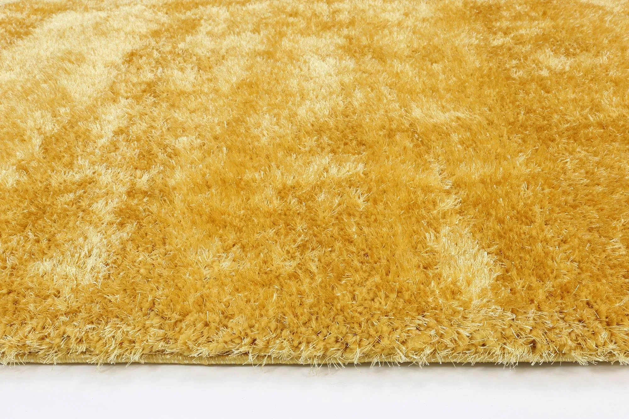 Puffy Soft Shaggy Mustard Yellow 200x290 cm