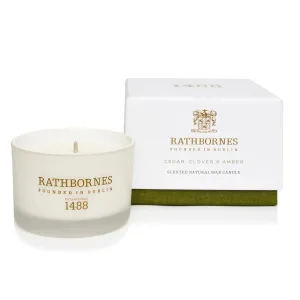 Rathbornes Cedar, Cloves & Ambergris 1 Wick Travel Candle