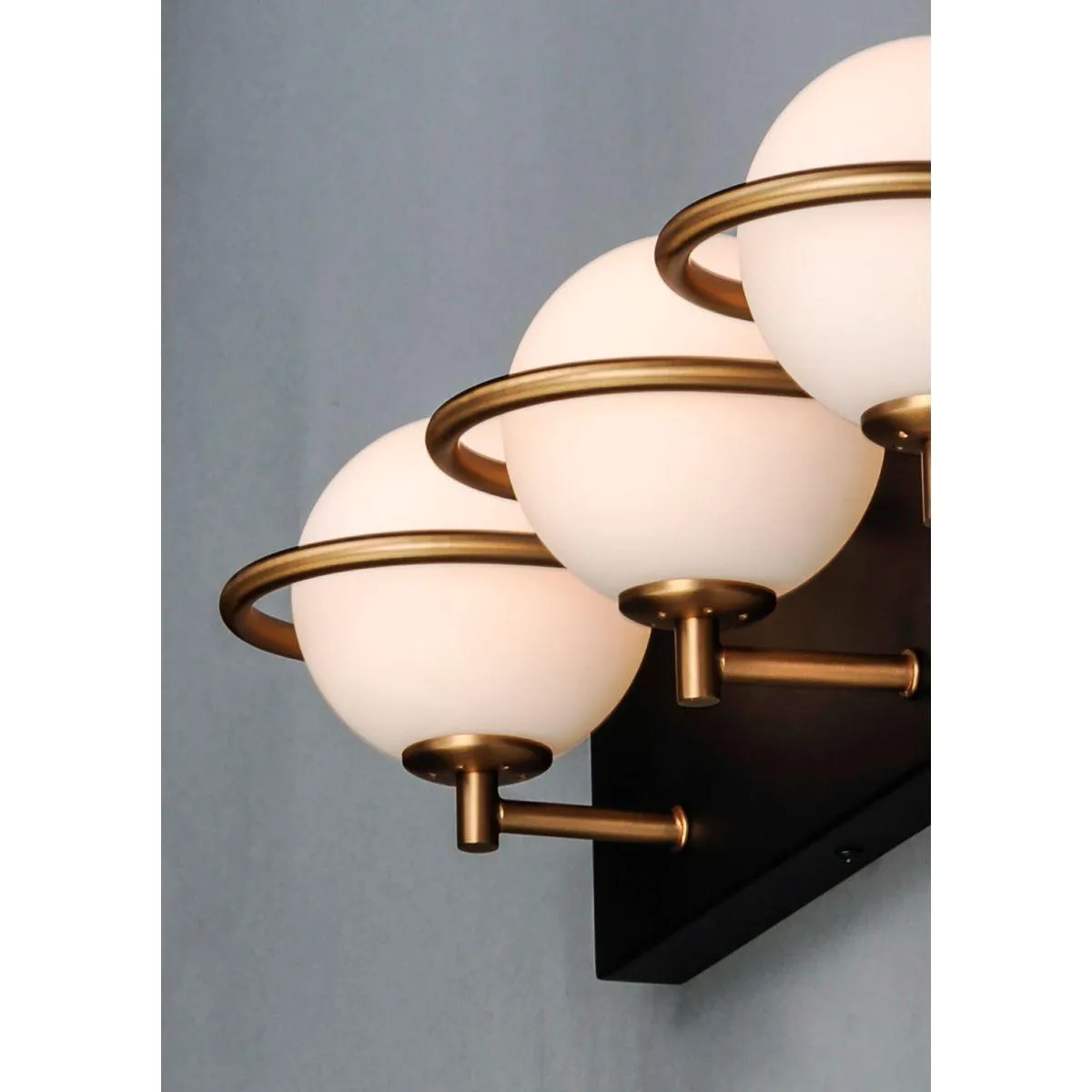 Revolve 20 in. 3 Lights LED Vanity Light Gold Finish