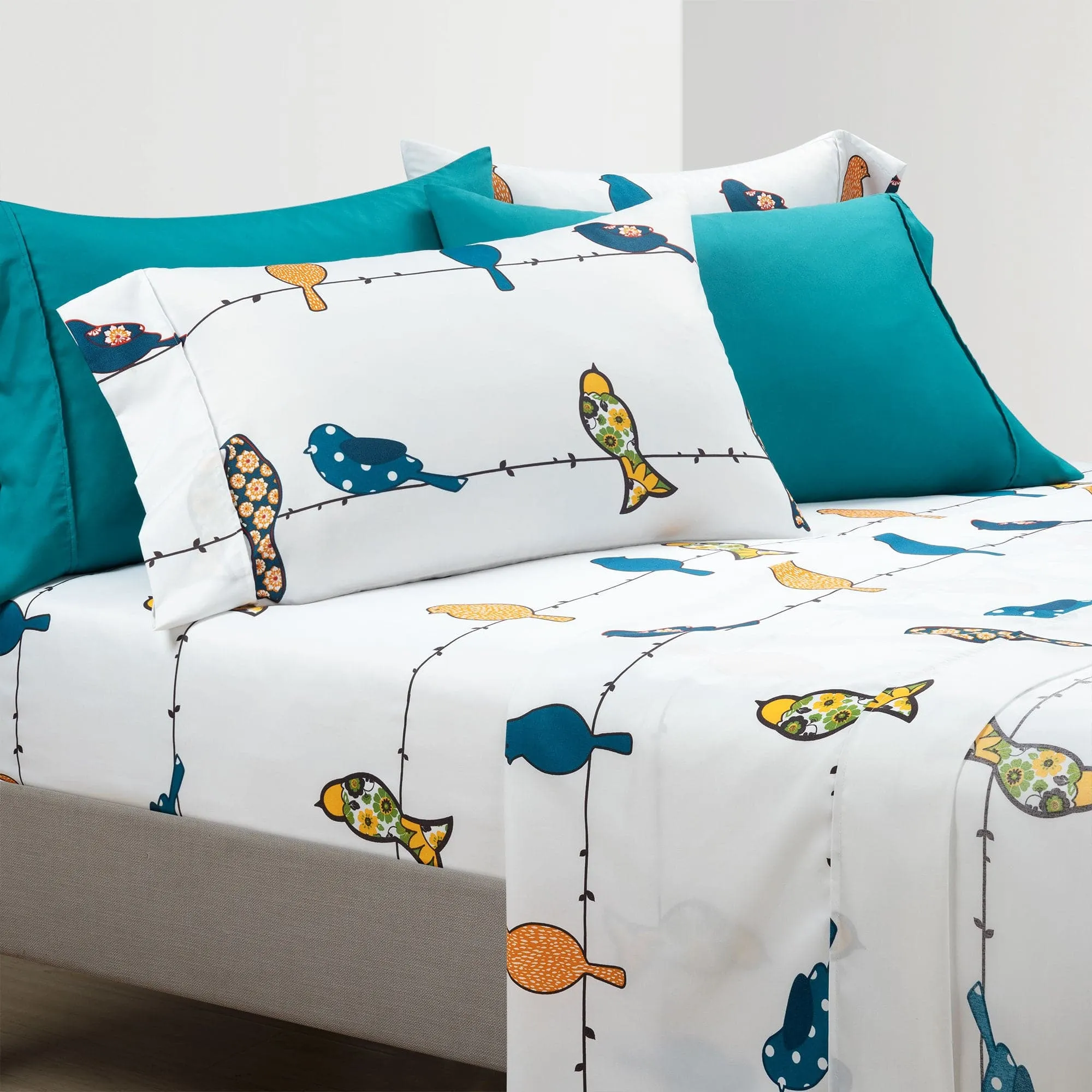 Rowley Birds 6 Piece Soft Sheet Set