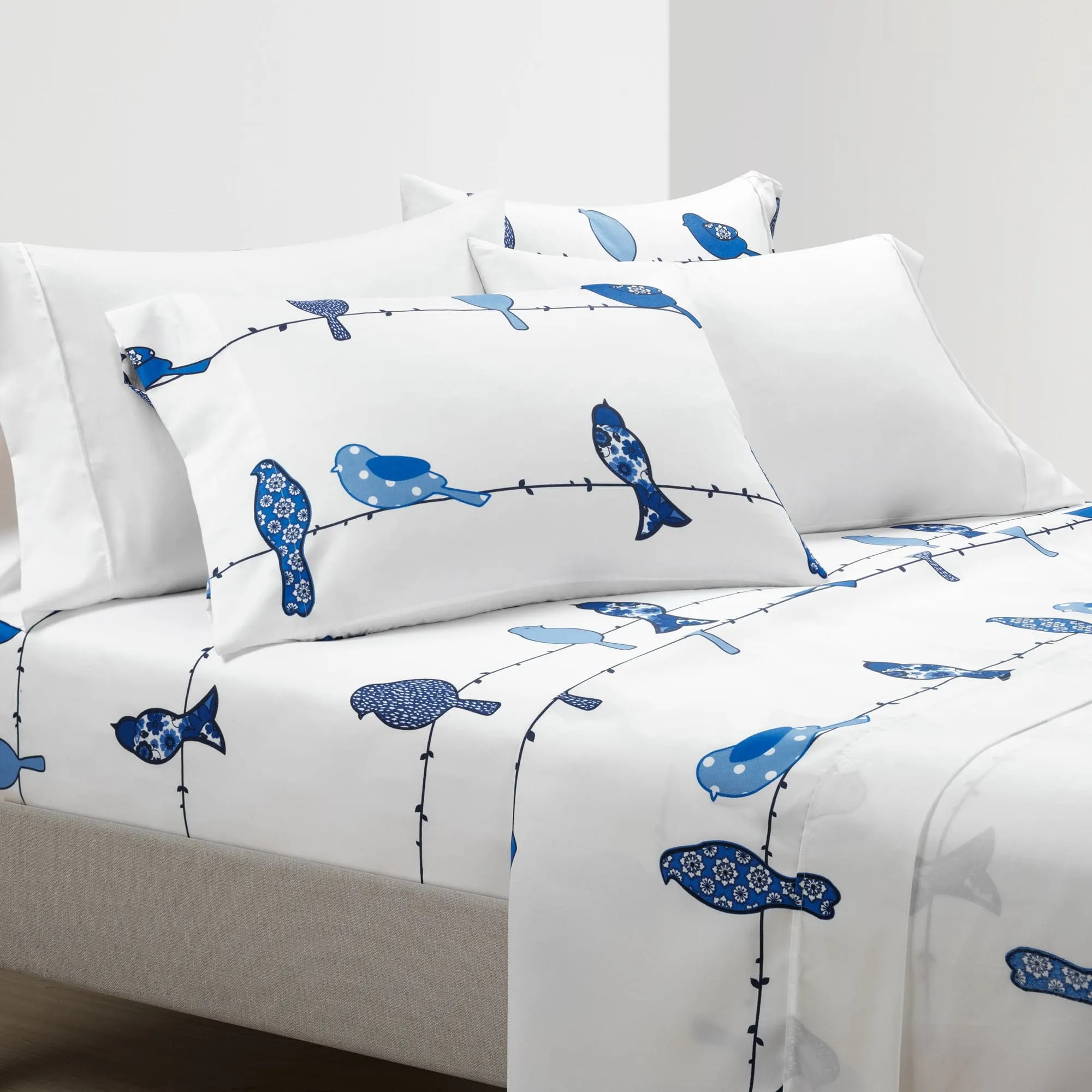 Rowley Birds 6 Piece Soft Sheet Set