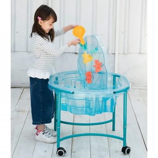 Sand and Water Clam-Shaped Sensory Table