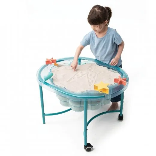 Sand and Water Clam-Shaped Sensory Table