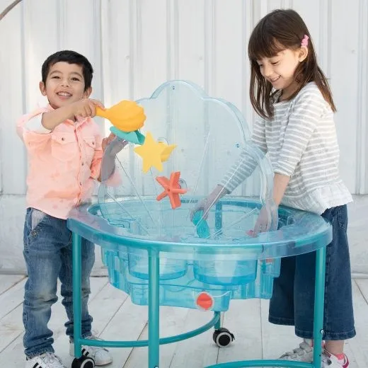 Sand and Water Clam-Shaped Sensory Table