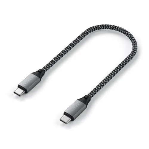 Satechi USB-C to USB-C Short Cable 25cm (Space Grey)