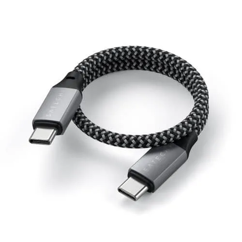 Satechi USB-C to USB-C Short Cable 25cm (Space Grey)