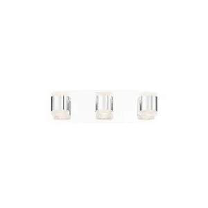 Seaton 18 in. 3 lights LED Vanity Light Chrome Finish