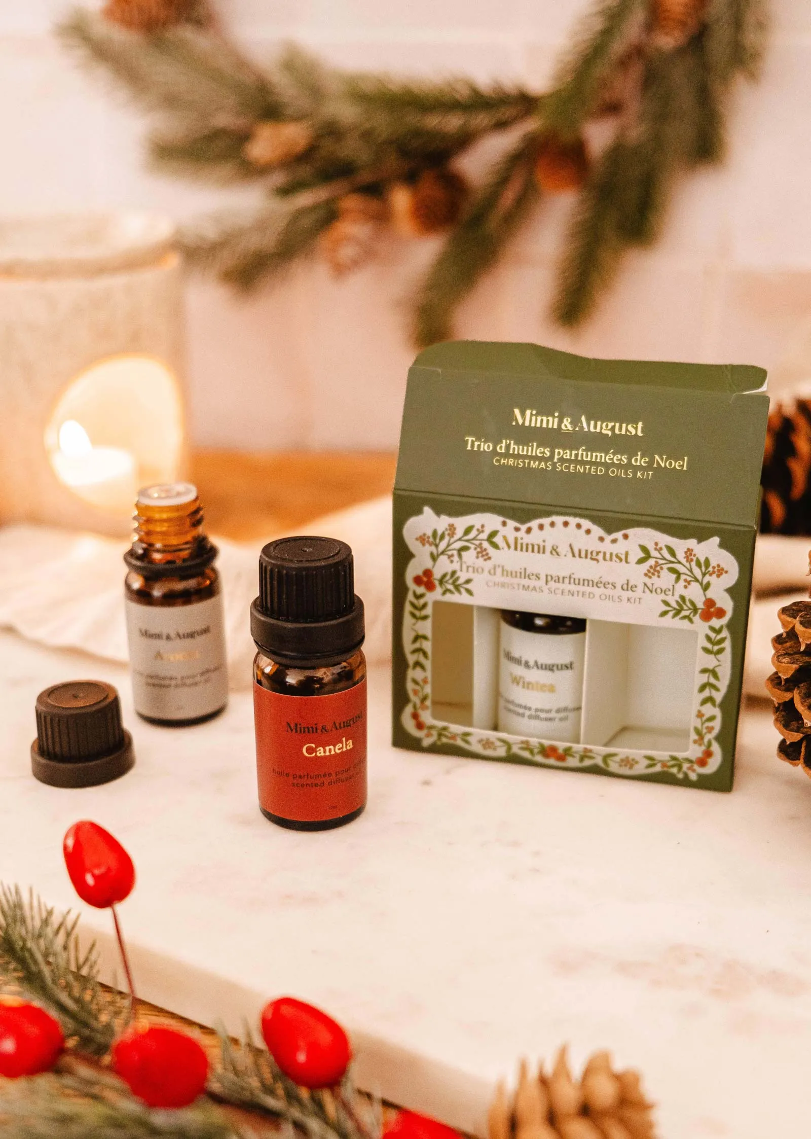 Set | Christmas Scented Oils Trio