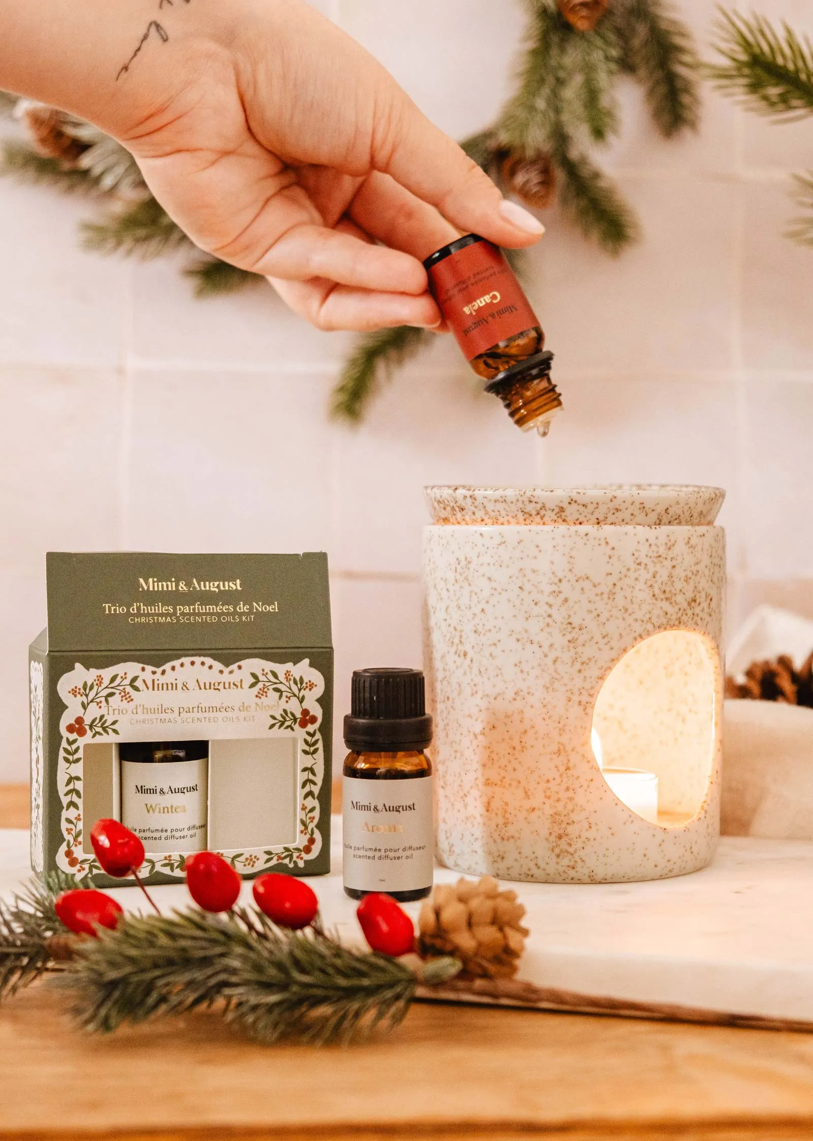 Set | Christmas Scented Oils Trio