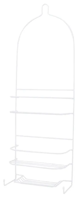 Simple Spaces SS-5786-PE-3L Shower Caddy, 3-Shelf, Steel, 10 in OAW, 27-3/4 in OAH, 4-1/4 in OAD, 10 lb :EA: QUANTITY: 1