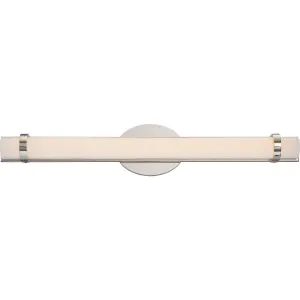 Slice 24 in. LED Vanity Light 2080 Lumens 3000K Nickel Finish