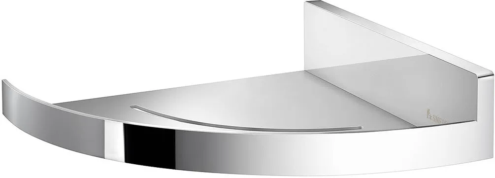 SMEDBO Sideline Collection Shower Corner Shelf, Polished Chrome or Matte Black