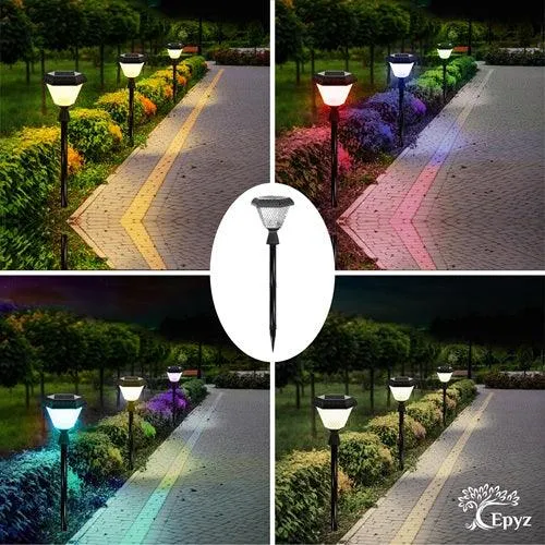 Solar Pillar Lights Outdoor