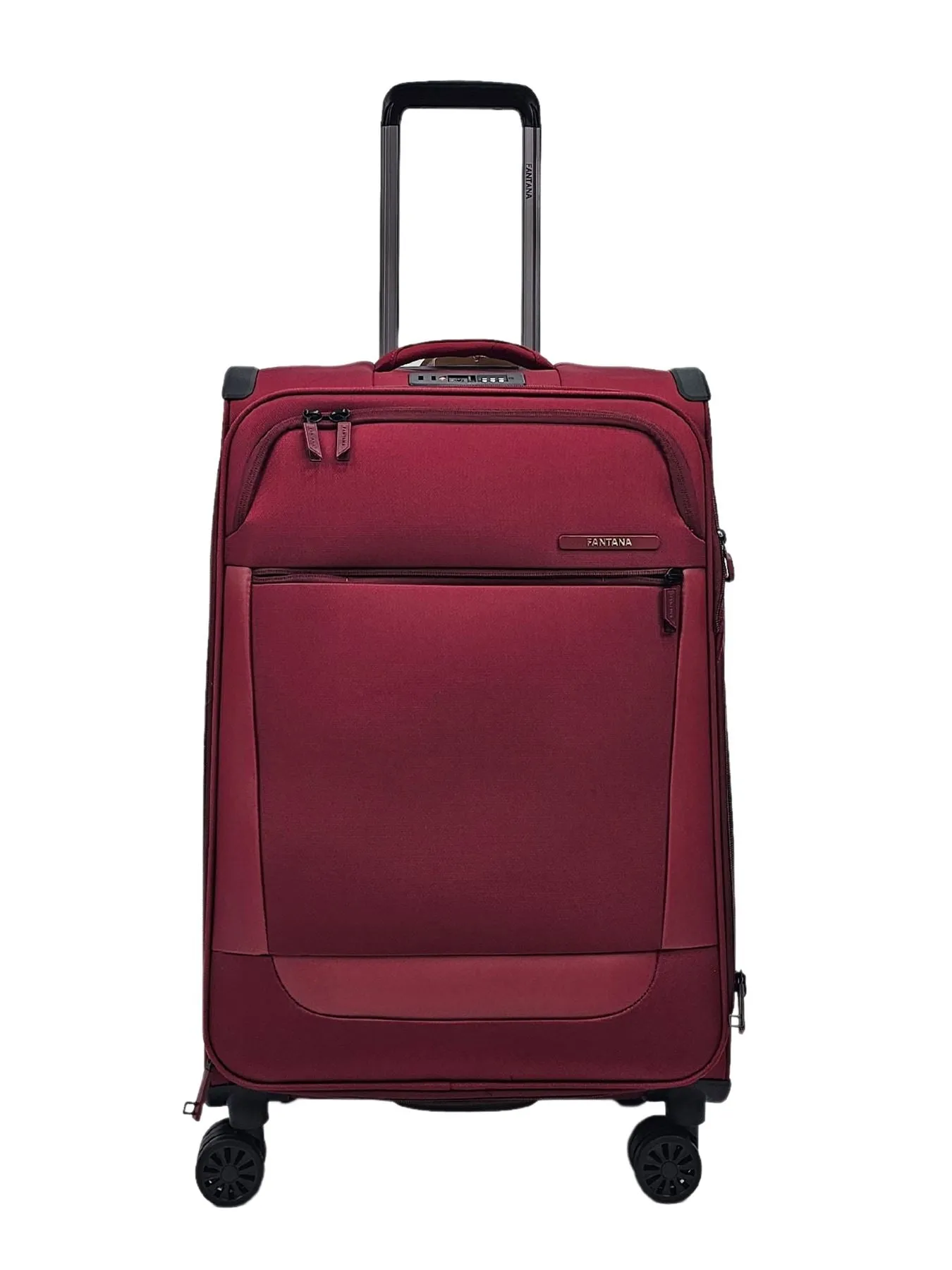 Suitcase Travel Bag Carry On Hand Cabin Check in Soft Case Luggage Trolley Zipped Compartments