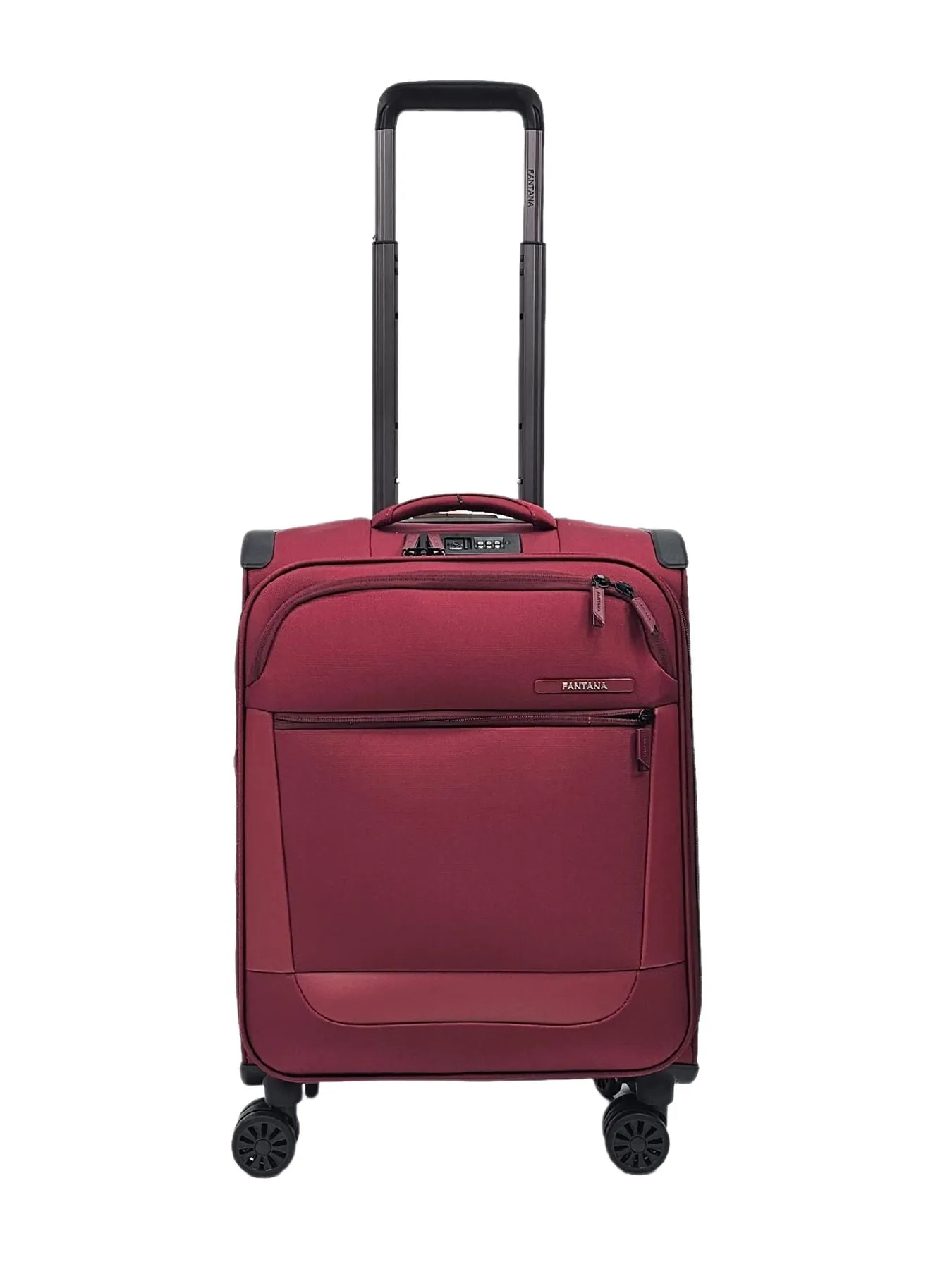 Suitcase Travel Bag Carry On Hand Cabin Check in Soft Case Luggage Trolley Zipped Compartments