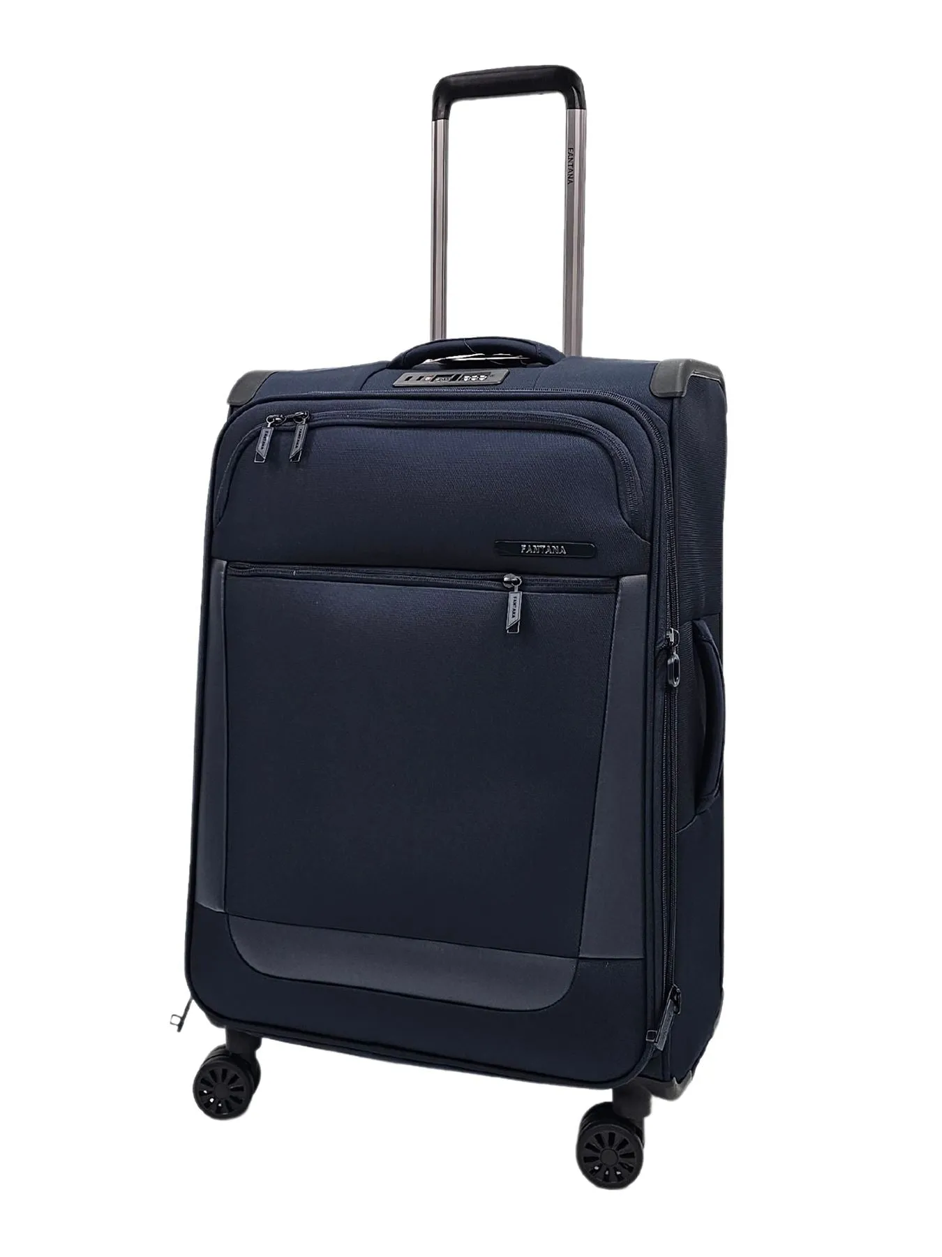 Suitcase Travel Bag Carry On Hand Cabin Check in Soft Case Luggage Trolley Zipped Compartments