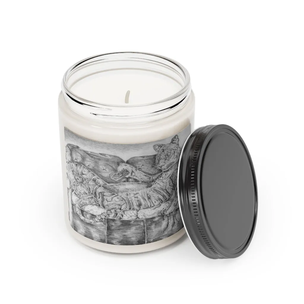 Tiger on a Couch Scented Candle, 9oz