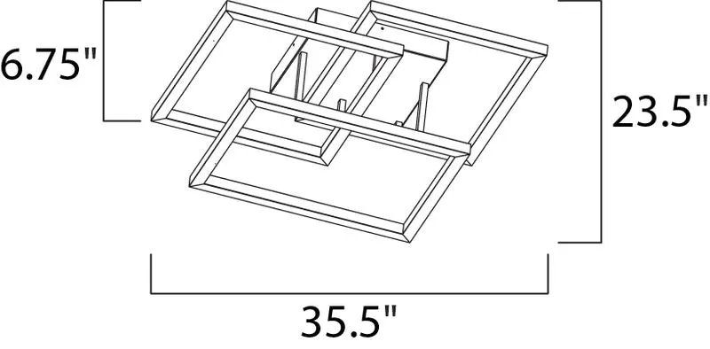 Traverse 23.5" 12 Light Flush Mount in Champagne