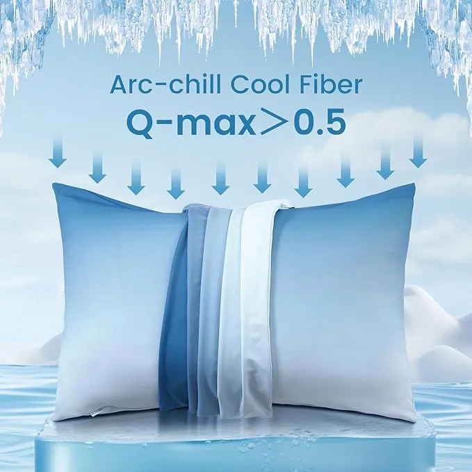 Unique design tie-dye gradient pillowcase Arc-chill Extreme Q Max 0.5 of 2 Pack