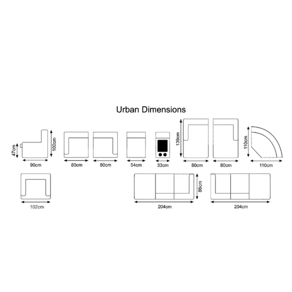 Urban Electric Reclining Sofa Range in Brown/ Grey by Sofahouse