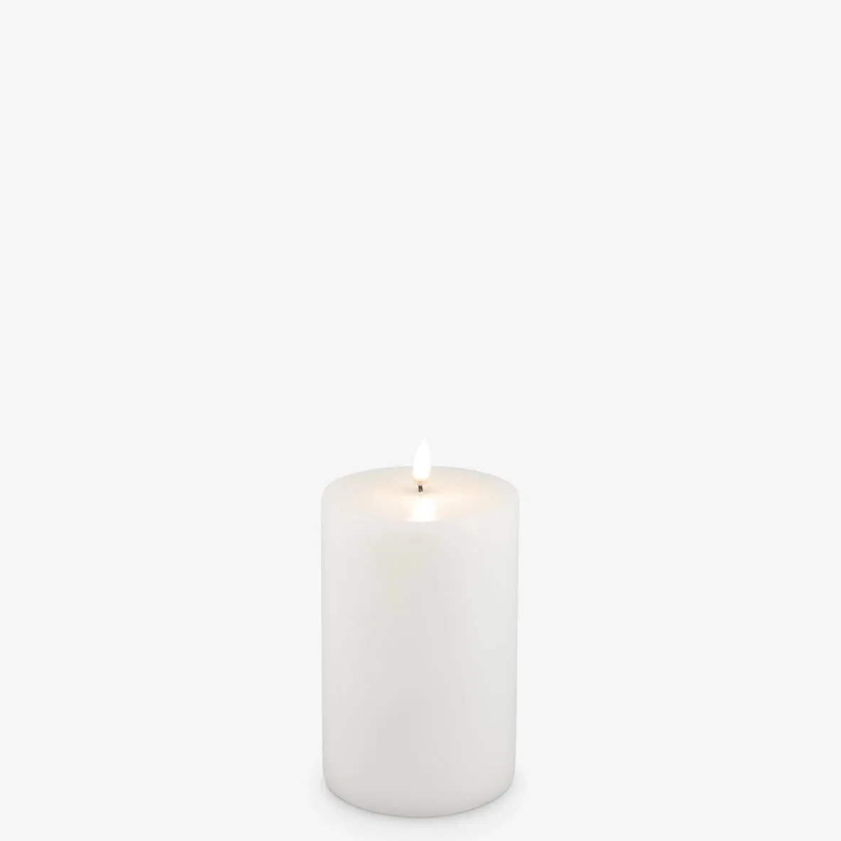 Uyuni Lighting Flameless Candles (White 10cm Wide)