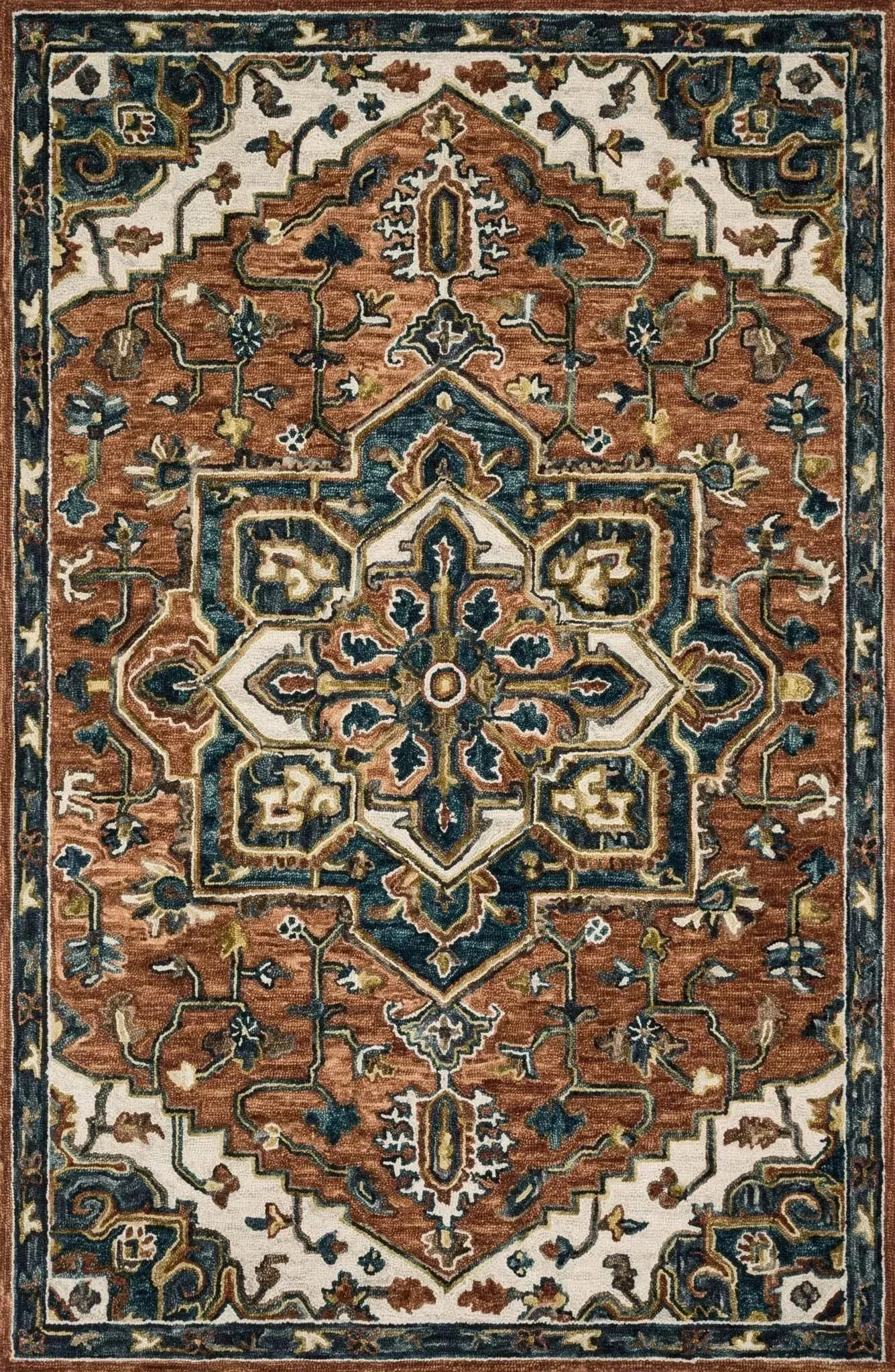 Victoria VK 15 Rust/Ivory Rug