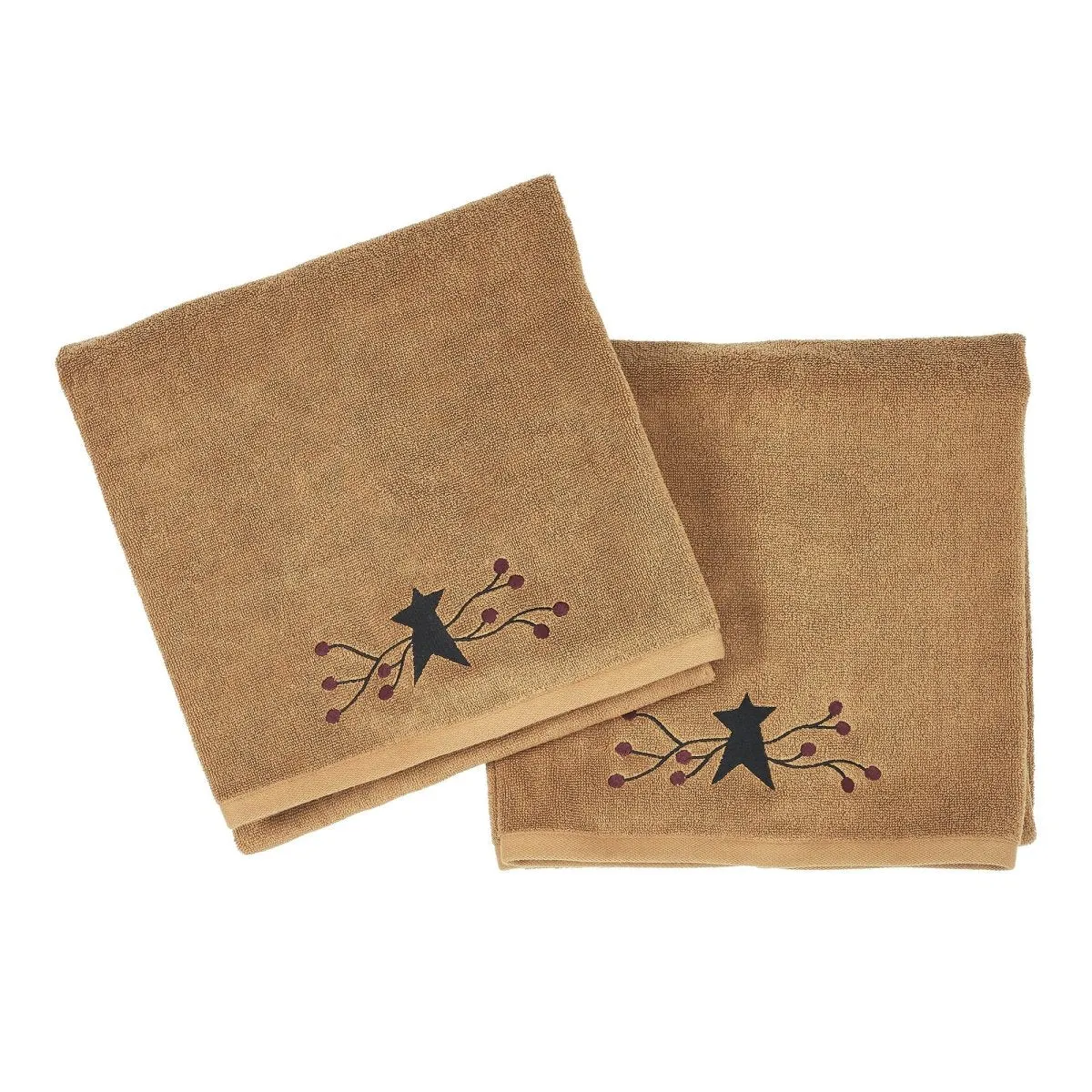 Vine Primitive Star Bath Towel - Set of 2