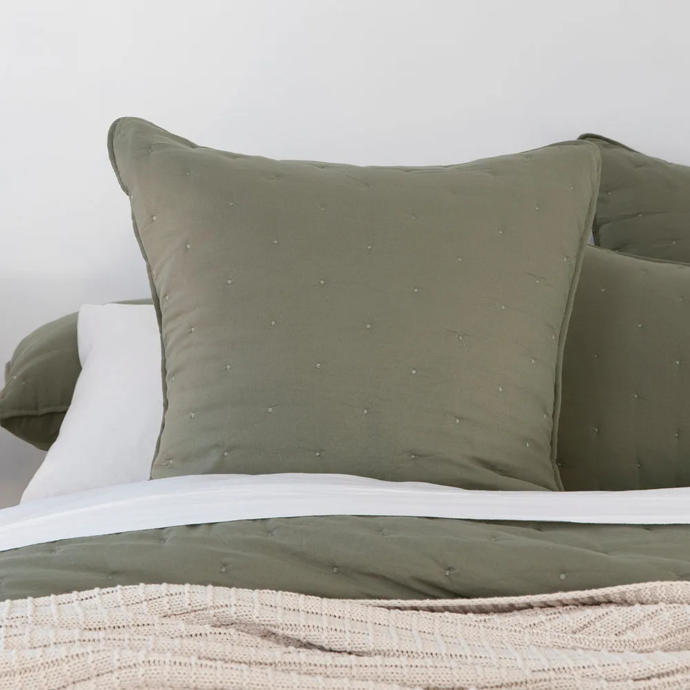 Willare MOSS European Pillowcase by Bambury