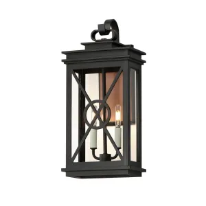 Yorktown 22 in. 2 Lights Light Black & Copper Finish