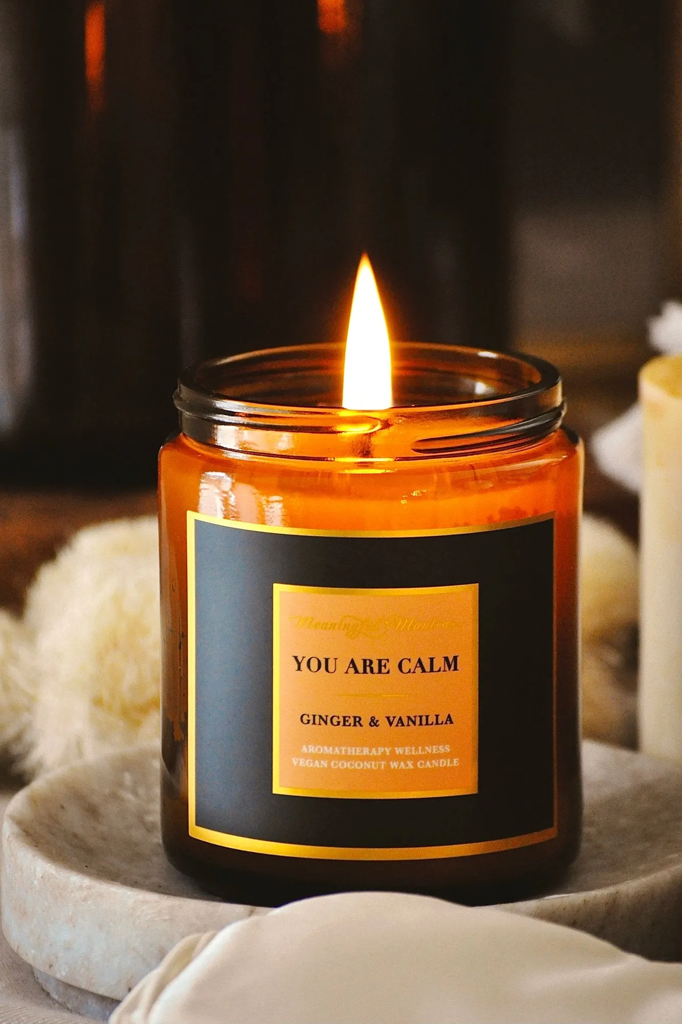 You Are Calm Ginger Vanilla Candle