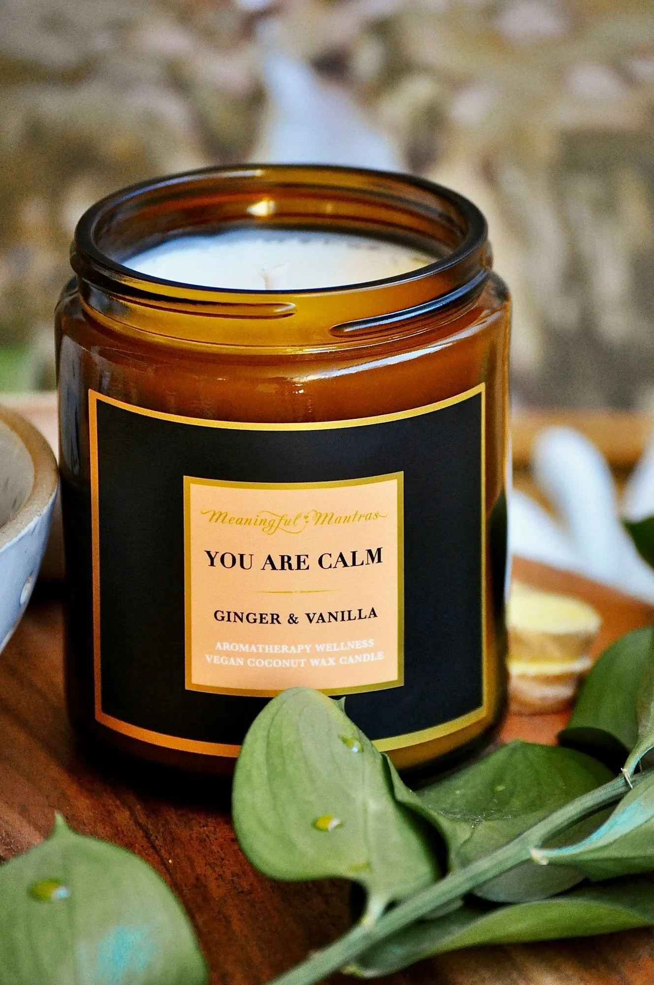 You Are Calm Ginger Vanilla Candle